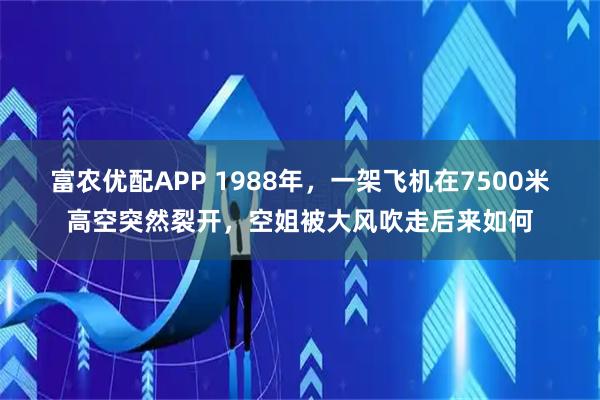 富农优配APP 1988年，一架飞机在7500米高空突然裂开，空姐被大风吹走后来如何